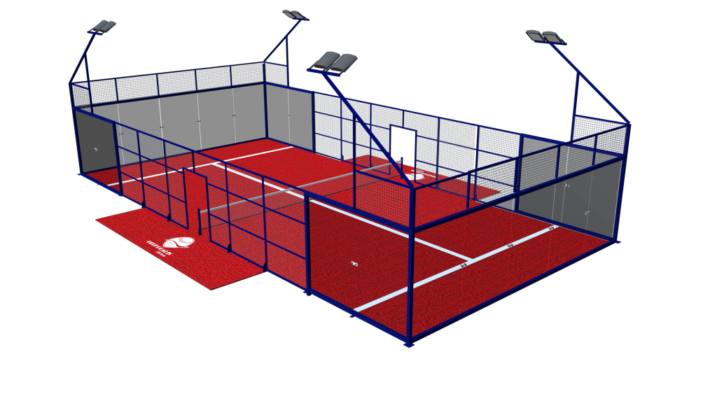 HOP Panoramic Padel Court - scale